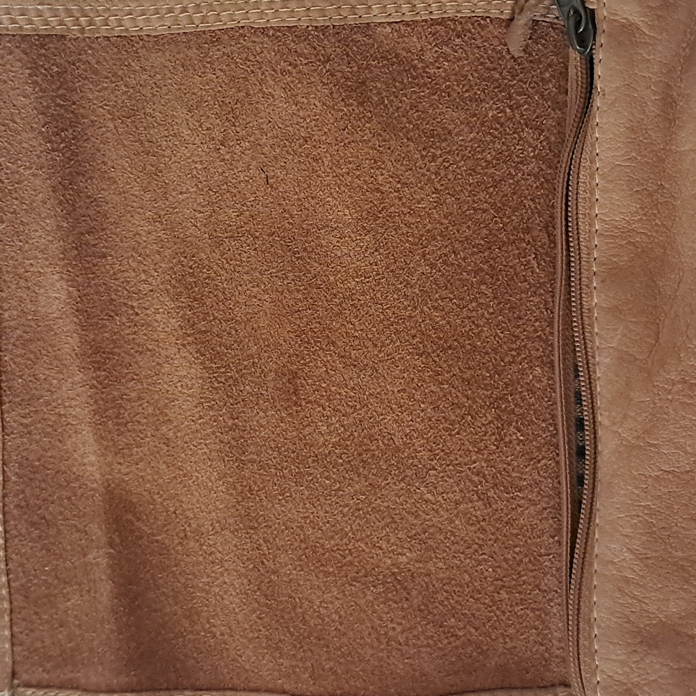 Hand Made American Indian Suede Leather Bag - Picture 3 of 9